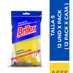 GUANTES BRILLEX TALLA S ( 12 UND X PACK )