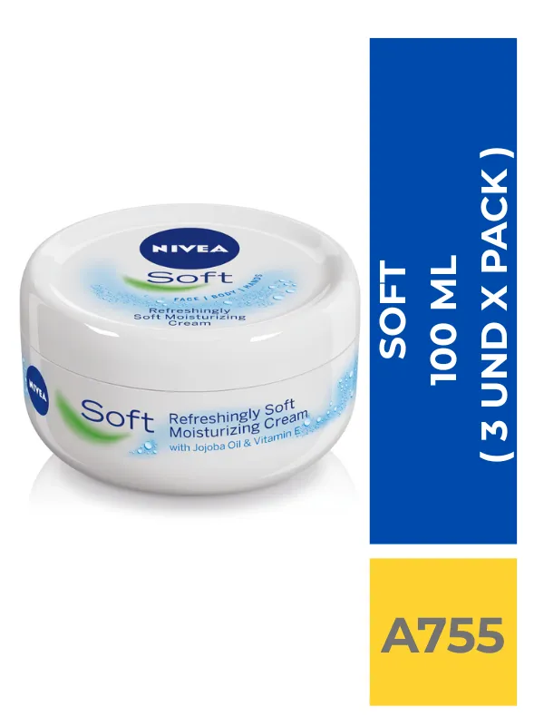 CREMA NIVEA SOFT 100 ML ( 24 UND X CAJA ) - Imagen 1