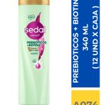SHAMP. SEDAL PREBIOTICO + BIOTINA 340 ML ( 12 UND X CAJA )