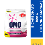 DET. OMO POLVO BICARBONATO 800 GR ( 18 UND X MANGA )