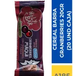 BARRA CEREAL GRANADA MAQUI 20 GR X 20 UND (12 DISPLAY X CAJA)