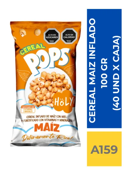 CEREAL MAIZ INFLADO 100 GR ( 40 UND X CAJA )
