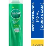 SHAMP. SEDAL RIZOS DEFINIDOS 340 ML ( 12 UND X CAJA )