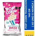 POP CORN LISTO TRADICIONAL DULCE 140 GR ( 40 UND X CAJA )