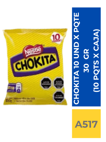 CHOKITA 10 UN. EN LA BOLSA. (CAJAX 10 BOLSAS)