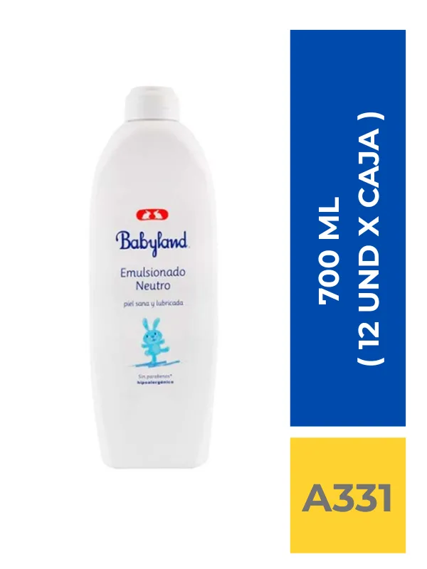 EMULSIONADO BABYLAND 700 ML ( 12 UND X CAJA ) - Imagen 1