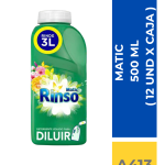 DET. RINSO LIQUIDO PARA DILUIR 500ML ( 12 UND X CAJA )