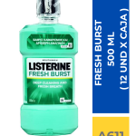 ENJUAGUE BUCAL FRESHBURST LISTERINE 500 ML ( 12UND X CAJA)