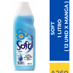 SUAVIZANTE SOFT NORMAL 1 LT (12 UND X CAJA )