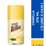 AMBIENTAL RECARGA BRILLEX VAINILLA 270 ML ( 12 UND X CAJA )