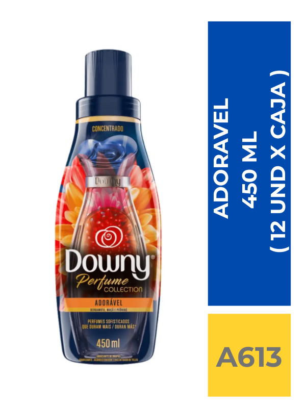 comercialboom (39) SUAVIZANTE DOWNY ADORAVEL 450 ML (12UND X CAJA ) - Imagen 1