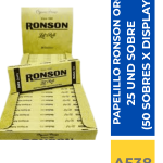 PAPELILLO RONSON ORGANICO 25 SOVRE X 50 PAPELILLOS