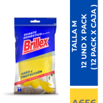 GUANTES BRILLEX TALLA M ( 12 UND X PACK )