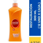 CREMA PARA PEINAR SEDAL RESTAURACION INTS. 300 ML ( 12 UND X CAJA )