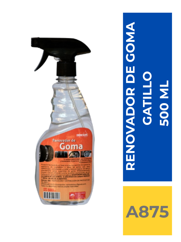 comercialboom (42) RENOVADOR DE GOMA 500 ML CON GATILLO - Imagen 1