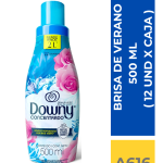 SUAVIZANTE DOWNY BRISA DE VERANO 500 ML (12UND X CAJA )