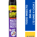 INSECTICIDA KILLER TODO INSECTO 390 ML ( 12 UND X CAJA )