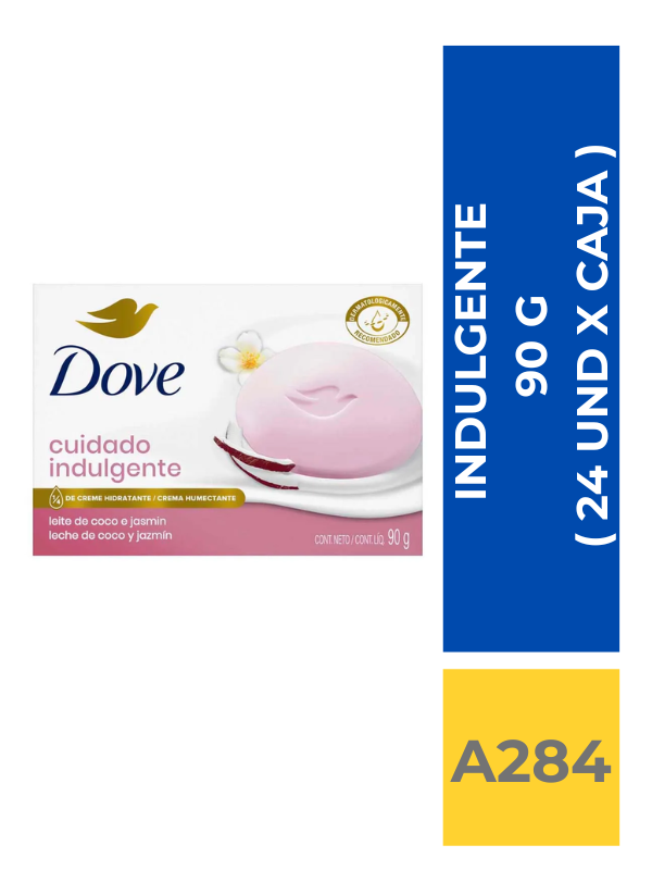 comercialboom (5) JABON BARRA DOVE INDULGENTE 90 GR ( 24 UND X CAJA ) - Imagen 1