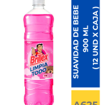 LIMPIA PISOS BRILLEX SUAVIDAD DE BEBE 900ML ( 12UND X CAJA )