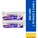 SERVILLETAS BELLEZZA 300UND ( 10 PACK X CAJA)