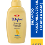 SHAMP. BABYLAND MANZANILLA 270 ML ( 12 UND X CAJA )