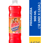 LIMPIA PISOS BRILLEX PRIMAVERA 900ML ( 12UND X CAJA )