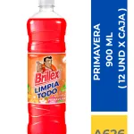 LIMPIA PISOS BRILLEX PRIMAVERA 900ML ( 12UND X CAJA )