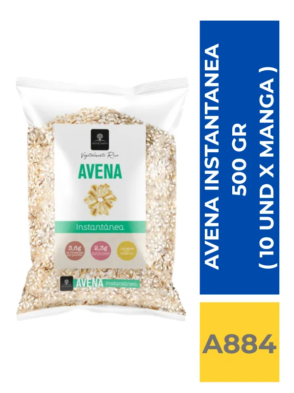 AVENA INSTANTANEA ALTO CAMPO 500 GR (MANGA X 10 UND.) - Imagen 1