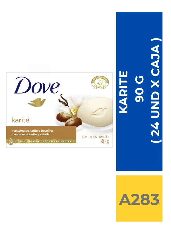 JABON BARRA DOVE KARITE 90 GR ( 24 UND X CAJA ) - Imagen 1