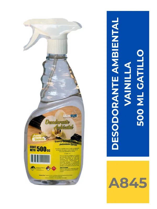 DESODORANTE AMBIENTAL VAINILLA 500 ML GATILLO - Imagen 1