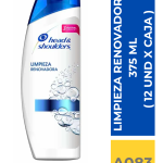 SHAMP. HEAD&SHOULDERS LIMPIEZA RENOVADORA 375 ML X 12
