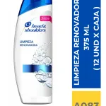 SHAMP. HEAD&SHOULDERS LIMPIEZA RENOVADORA 375 ML X 12