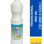 CLORO GEL BRILLEX TRADICIONAL 900 ML ( 10 UND X CAJA )