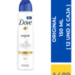 DEO.SPRAY DOVE ORIGINAL (M) 150 ML ( 12 UND X CAJA )