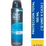 DEO.SPRAY DOVE MEN PROTECCION TOTAL 150 ML ( 12 UND X CAJA )