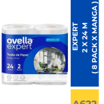 TOALLA PAPEL OVELLA 2 X 24 M (8 PACK X MANGA )