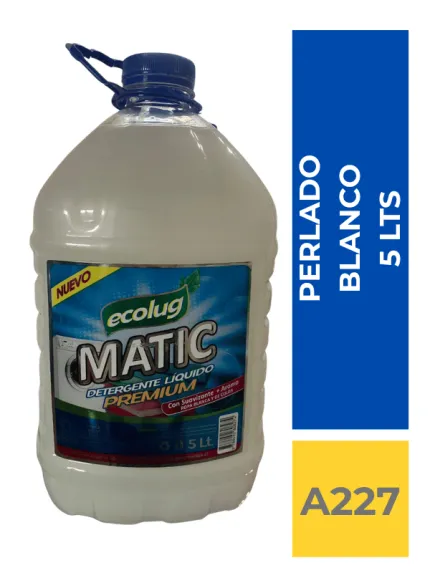 DET. ECOLUG PERLADO 5 LT. BLANCO