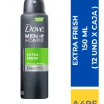 DEO.SPRAY DOVE MEN CARE EXTRA FRESH 150 ML ( 12 UND X CAJA )