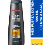 SHAMP. DOVE MEN FUERZA EXTREMA 400 ML ( 12 UND X CAJA )