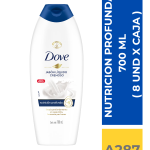 JABON LIQUIDO DOVE NUTRICION PROFUNDA 700 ML ( 8 UND X CAJA )