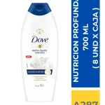 JABON LIQUIDO DOVE NUTRICION PROFUNDA 700 ML ( 8 UND X CAJA )