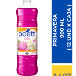 POETT LIMPIA PISOS FLORES DE PRIMAVERA 900 ML ( 12 UND X CAJA )