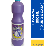 CLORO GEL BRILLEX LAVANDA 900 ML ( 10 UND X CAJA )