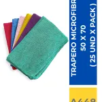 TRAPERO DE MICROFIBRA BRILLEX 50X70 ( 25 UND X PACK )