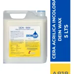 CERA ACRILICA DEINWAX 24% INCOLORA 5 LT