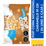 POP CORN MICROONDAS CARAMELO 91 GR ( 24 UND X CAJA )